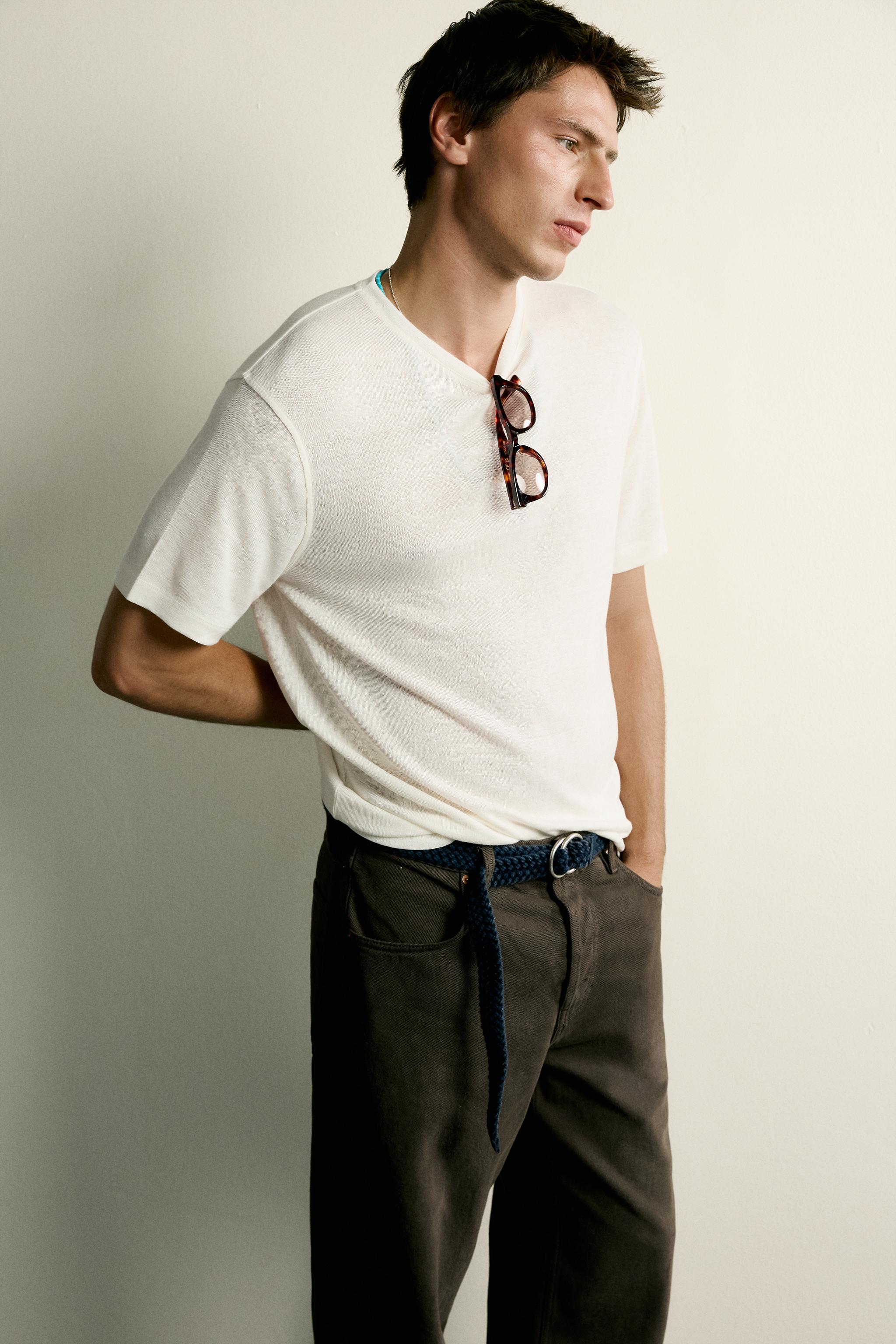 T-SHIRT REGULAR FIT CHANVRE - VISCOSE